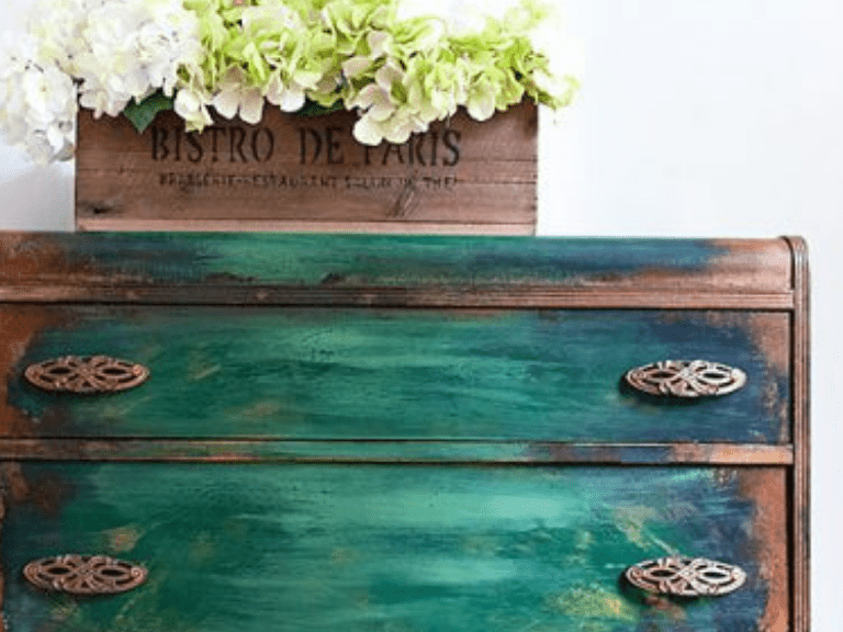How to Use Iron Patina Paint with Green Spray