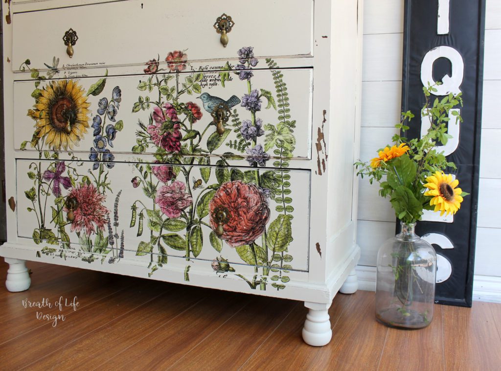 How to Create a Floral Dresser