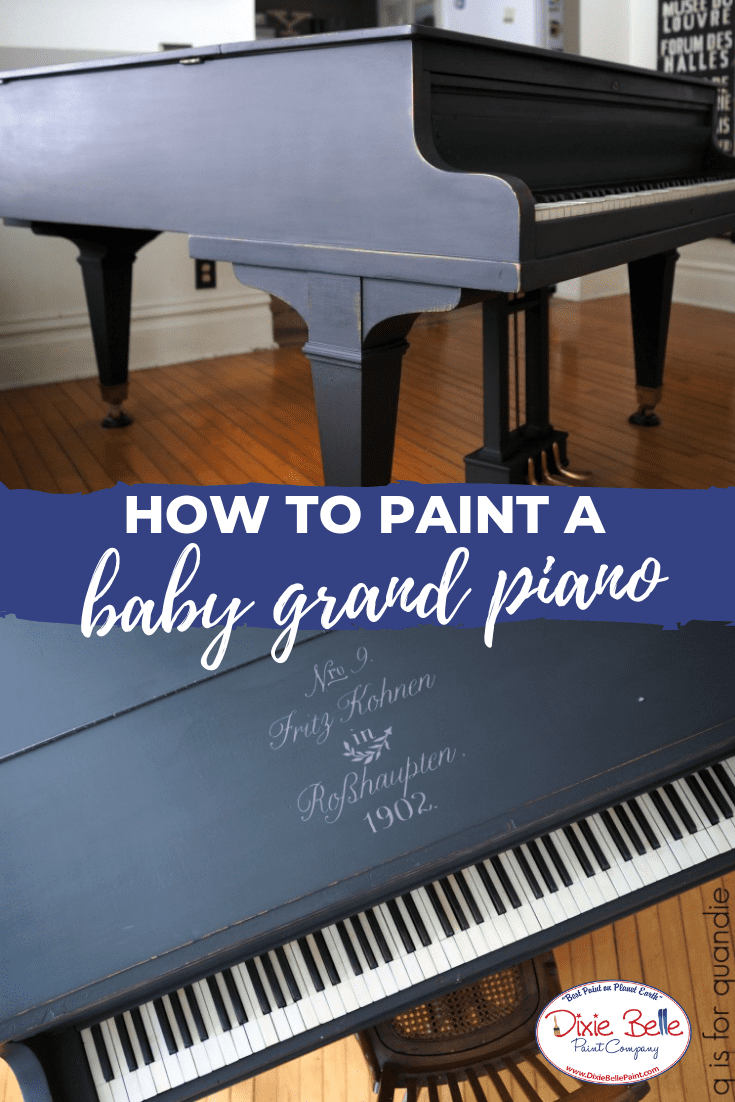 How to Paint a Baby Grand Piano