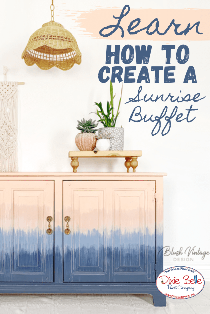 How to Paint a Sunrise Buffet