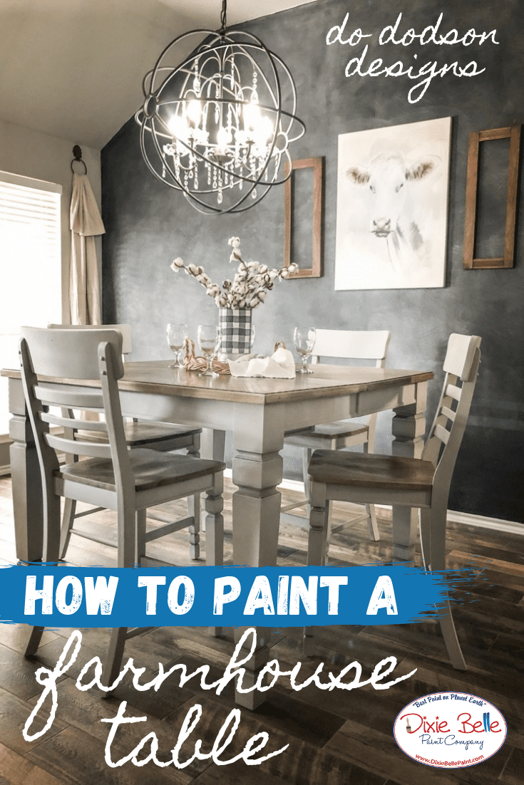 How to Paint a Farmhouse Table