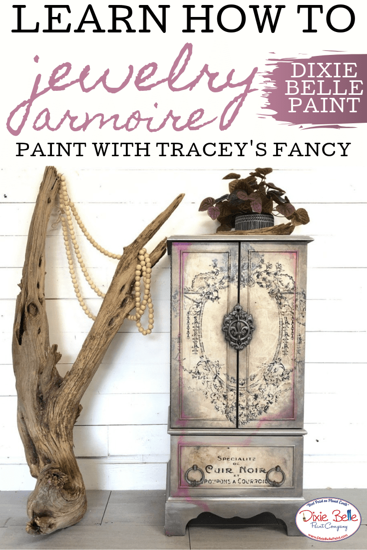 How to Paint a Jewelry Armoire