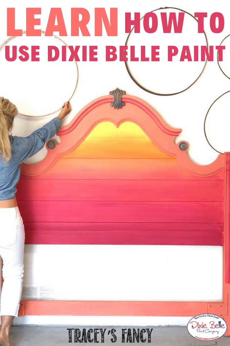 How to Paint a Sunset Headboard