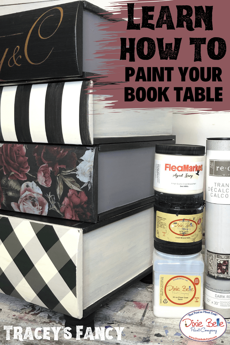 How to Paint a Book Table
