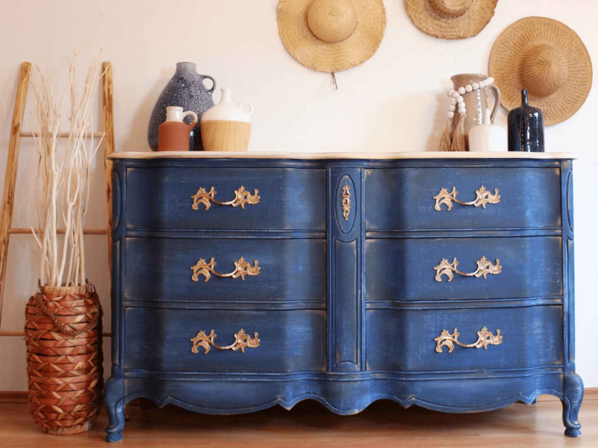 How to Create a Faux Denim Finish