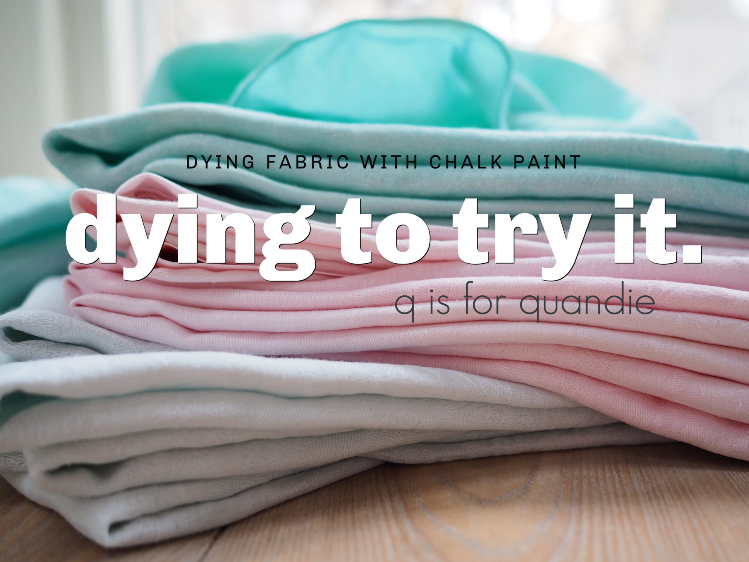 How to Dye Fabric