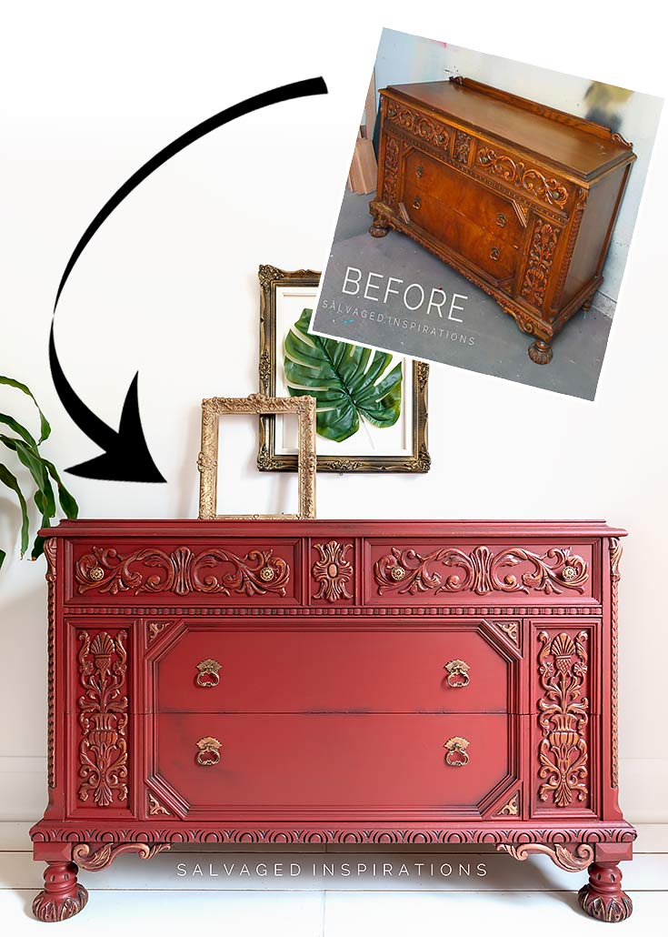 How to Wet Distress Painted Furniture