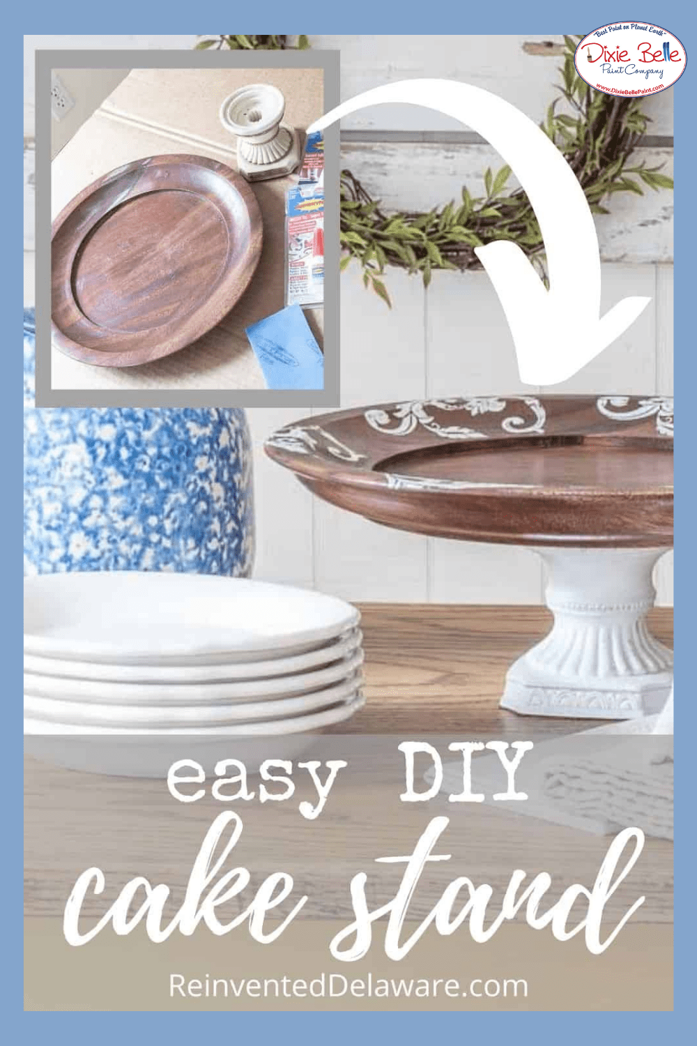 Thrift Store Decor: Easy Cake Stand