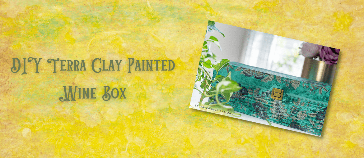 DIY Terra Clay Painted Wine Box