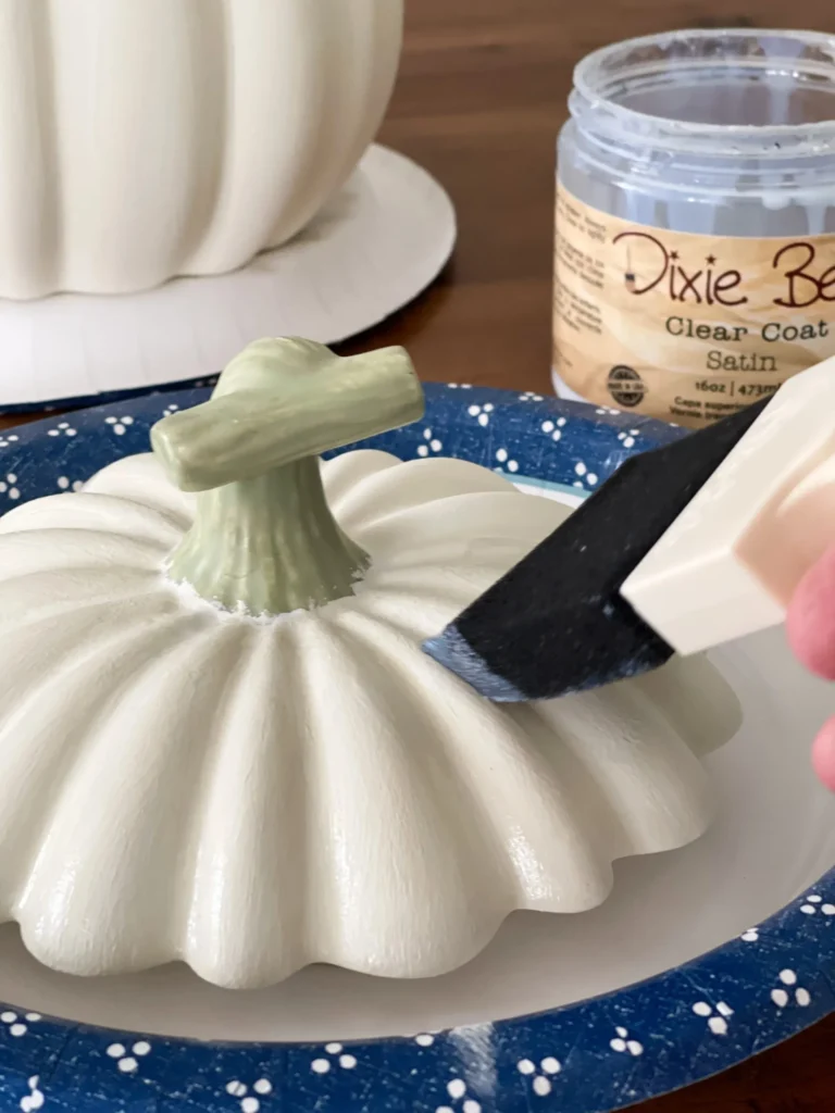 Ceramic Pumpkin Makeover with Dixie Belle Paint