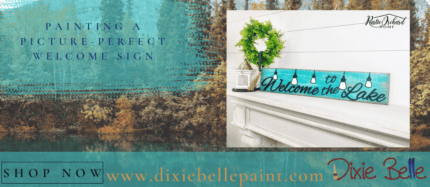 Painting a Picture-Perfect Welcome Sign
