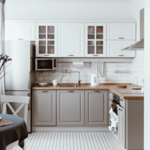 Grey Kitchen cabinets