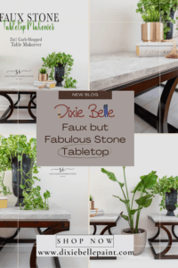 Faux but Fabulous Stone Tabletop