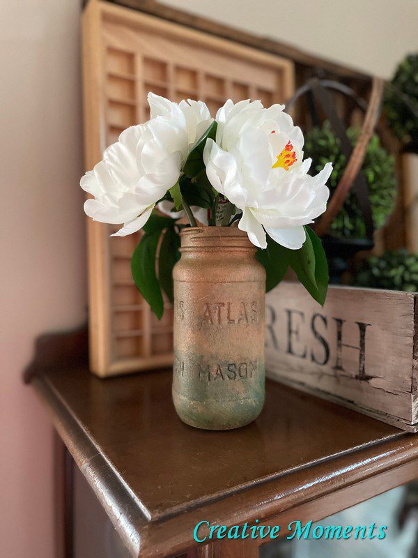 Vase Pot Painted with Dixie Belle Chalk Mineral Paint