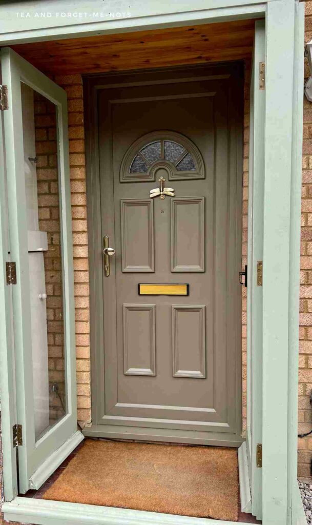 Dixie Belle Paint Front Door Painted with Hampton Green