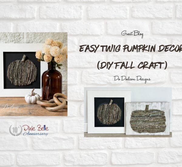 Featured image for Easy Twig Pumpkin Decor blog