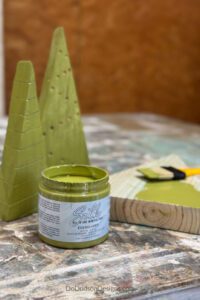 Easy DIY Wood Block Christmas Trees